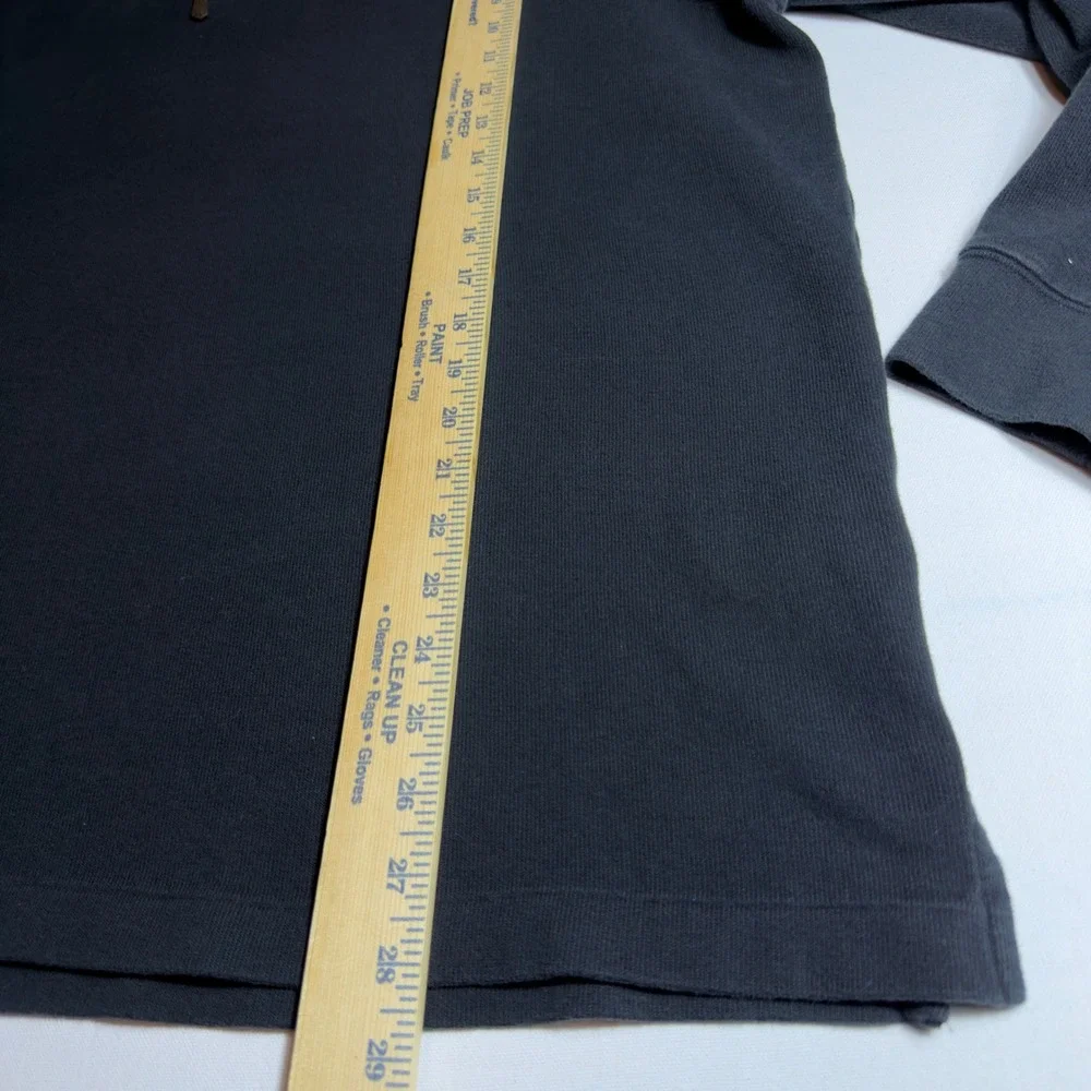 Polo Ralph Lauren Estate Rib XL Quarter Zip Pullover Black Men Pony Logo